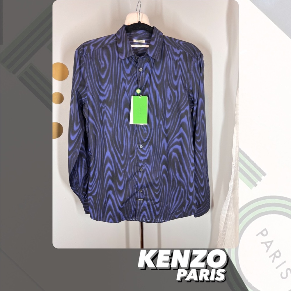 NWT Kenzo Urban Slim Fit Shirt - Picture 1 of 12